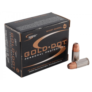 er Gold Dot Short Barrel 9mm Luger P 124 Grain Bonded Jacketed Hollow Point Case Of 200 (10 Boxes Of 20) Ammo
