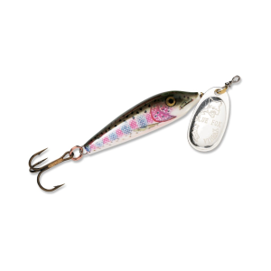 Blue Fox Vibrax Minnow Spin Inline Spinner Rainbow Trout/Silver - Blue Fox