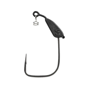 Mustad AlphaPoint Infiltrator Weighted 1/4oz Swimbait Hook #5/0 Black Nickel 3PK - Mustad