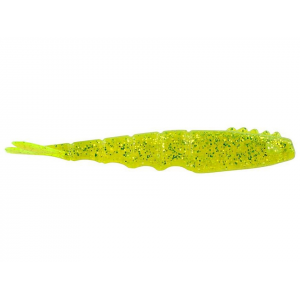 BERKLEY PowerBait Saltwater Bonga Shrimp Chartreuse Silver Flash