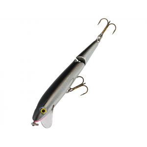 REBEL Jointed Minnow Jerkbait 1/8oz Silver Black