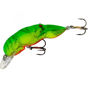 REBEL Wee Craw Crankbait Chartreuse Green Back