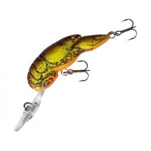 REBEL Deep Teeny Wee Crawfish Crankbait Chartreuse Brown