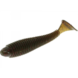 STRIKE KING Saltwater Rage Swimmer Swimbait Dark Melon Red