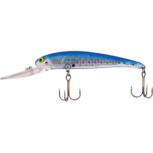 BOMBER Deep Long A 12ft Jerkbait Silver Prism Blue Back