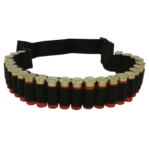 MidwayUSA Shotgun Shell Ammo Belt 25-Round Black - Midwayusa