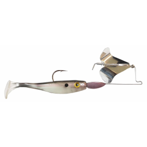 Big Bite Baits Suicide Buzzbait 3/8oz Silver Blade/Pearly Buzz - Big Bite Baits