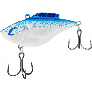 BILL LEWIS Mini Hammer-Trap Lipless Crankbait Chrome Blue/Splatter Black