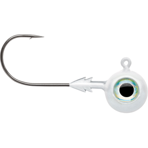 VMC Tungsten Moon Eye 3/16oz Round Ball Jighead White