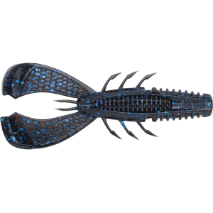 Rapala Crush City Cleanup Craw 3 Black Blue Flake