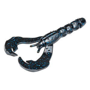 STRIKE KING Rage Lobster Craw Black Blue Flake