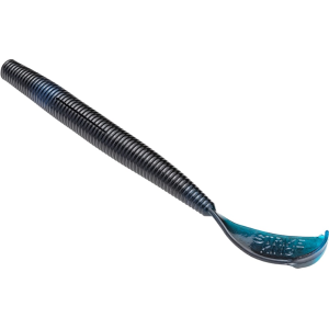 STRIKE KING Rage Cut-R Worm 6 Black Blue Swirl