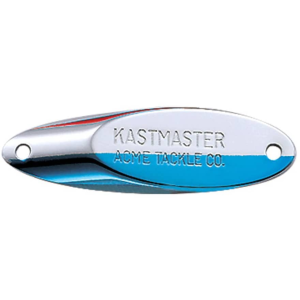Acme Kastmaster Spoon Chrome Neon Blue Stripe 1/2 oz - Acme