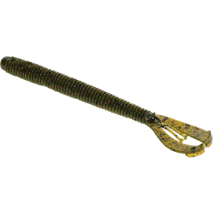 STRIKE KING Rage Menace Worm Watermelon Seed with Red Flake