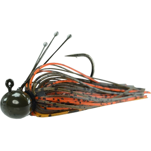 Picasso Aaron Martens Tungsten Football Jig Green Pumpkin/Amber/Red 1/4 oz 3/0 - Picasso