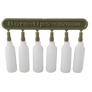 Swab-Its Bore-Tips Cleaning Swabs 30 Caliber 8 x 32 Thread Foam 6PK