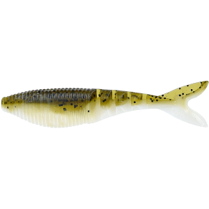Yamamoto 4'' Zako Swimbait Grn Pmpkn W/Blk/White - Yamamoto