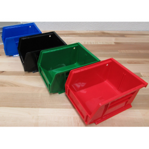 INLINE FABRICATION Standard Output Bin Black