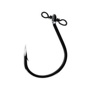 Eagle Claw Trokar Helix Drop Shot Hook #1 Black Chrome 5PK - Eagle Claw