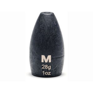 Mustad Flipping Weight 1oz Tungsten Black 1PK - Mustad