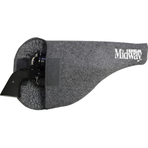 MIDWAYUSA Silicone Treated Sherpa-Lined Pistol Sock Dark Gray 11