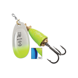 BLUE FOX Classic Vibrax 05 Inline Spinner Chartreuse Blue Candyback
