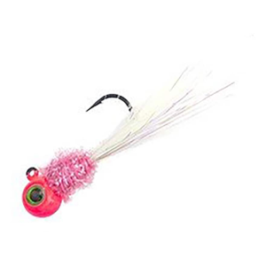 JENKO FISHING Kevin Rogers Warbird Hand Tied Jig Pink/Pink/White 1/16 oz