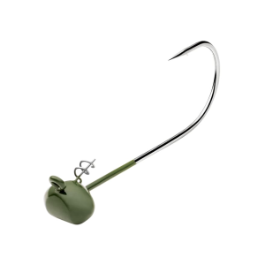 Owner Shaky Football Head 5/0 3/8oz Shaky Head Jighead Green Pumpkin - Owner