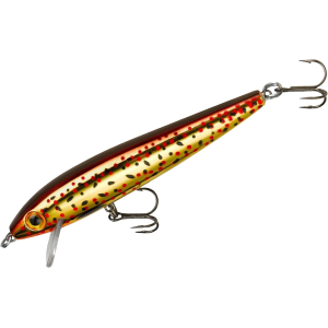REBEL Track Down Minnow Slick Jerkbait 3/8oz Slick Brown Trout