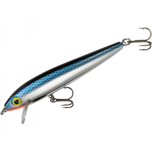 REBEL Track Down Minnow Slick Jerkbait 3/8oz Slick Black Shadow