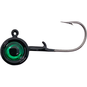 ACC CRAPPIE STIX Big Eye 1/8oz Round Ball Jighead Black