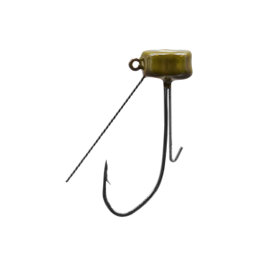 Strike King Tour Grade Weedless Ned Rig 3/16oz Wacky Jighead Green Pumpkin - Strike King
