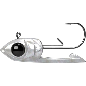 Buckeye Lures Scope Head 3/8oz Swimbait Jighead Pearl - Buckeye Lures
