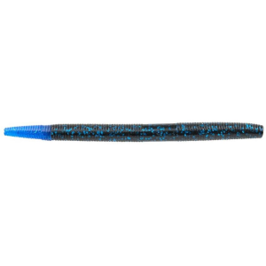Berkley PowerBait The General Worm 5 1/4 Black Blue Fleck/Blue