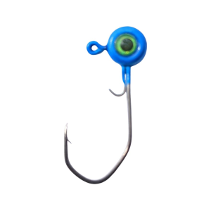 JENKO FISHING Slasher Crappie 1/16oz Round Ball Jighead Blue