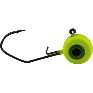 JENKO FISHING Slasher Crappie 1/4oz Round Ball Jighead Chartreuse