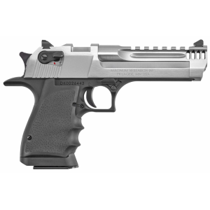 Magnum Research Desert Eagle Mark XIX L5 Series 50 Action Express Pistol 5" Barrel 7+1 Round Silver Slide Black Grip Black Frame
