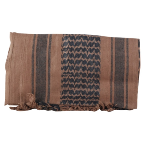 5ive Star Gear Coalition Desert Shemagh Cotton Mocha and Black - 5Ive Star Gear