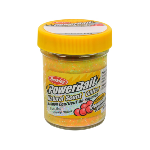 Berkley Berkley PowerBait Glitter Trout Bait Salmon Egg Scent Rainbow 1.75oz Jar - $6.99 at MidwayUSA