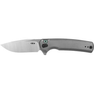Zero Tolerance 0044 Pocket Knife 3.2" Drop Point CPM S45VN Bead Blasted Blade Titanium Handle Silver - Zero Tolerance