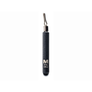 Mustad Skinny Drop Shot Weight 1/8oz Tungsten Black 3PK - Mustad