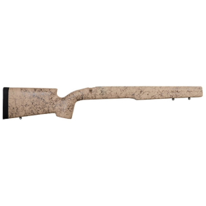 Bell and Carlson Medalist Varmint Tactical Rifle Stock Savage 10 Series Short Action Blind Magazine Center Feed with 4.4" Spacing Varmint Barrel Channel Synthetic Tan with Black Spiderweb
