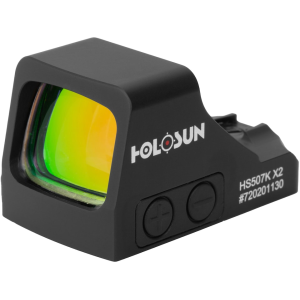 Holosun HS507K-X2 Reflex Sight 1x Red ACSS Vulcan Reticle Matte Black - Holosun