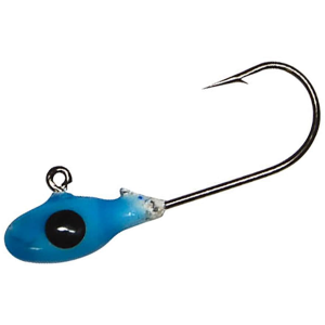 BOBBY GARLAND Mo Glo Jig 1/16oz Minnow Jighead Blue Glow