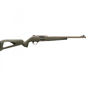 Winchester Wildcat SR Semi Automatic Rifle 22 Long Rifle 16.5" Flat Dark Earth Threaded Barrel Flat Dark Earth Frame OD Green Skeleton Stock - Winchester