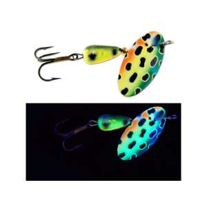 Panther Martin FishSeeUV Vibrant Image Inline Spinner Bullfrog 1/4 oz - Panther Martin
