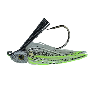 PICASSO Swim Jig 30deg Mustad Ultrapoint Hook Chartreuse Shad 1/4 oz