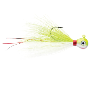 VMC Bucktail Jig Chartreuse White 3/8 oz