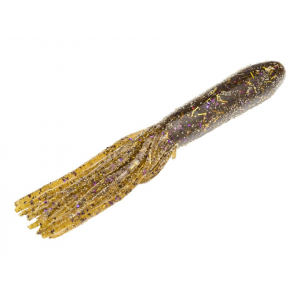 Strike King Coffee Flip-N-Tube 4.5" Green Pumpkin Purple & Gold Flake