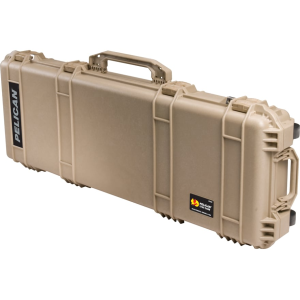 Pelican 1720 Gen 2 Scoped Rifle Case with Solid Foam Insert and Wheels 44" Polymer Desert Tan